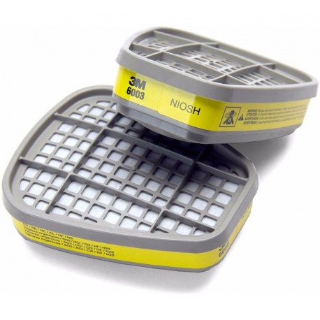 FILTRO 3M 6003 GASES ACIDOS / VAPORES ORGANICOS