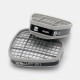 RESPIRADOR 3M 6000 CON FILTROS 6001 VAPORES ORGANICOS