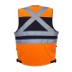 CHALECO GEOLOGO MINERO NARANJO FLUOR