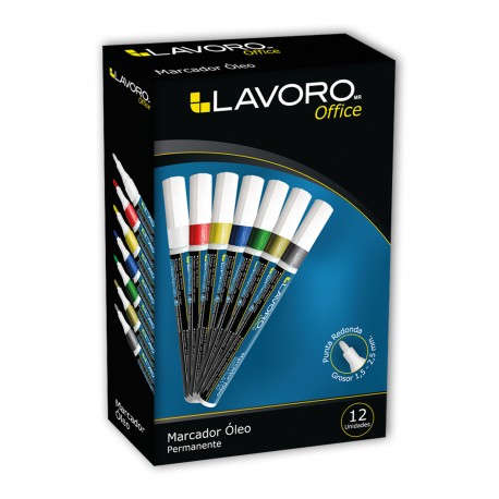 MARCA METAL BLANCO CAJA 12 UNIDADES