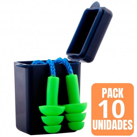 PACK 10 UNIDADES TAPON AUDITIVO EP-T06C EN CAJA