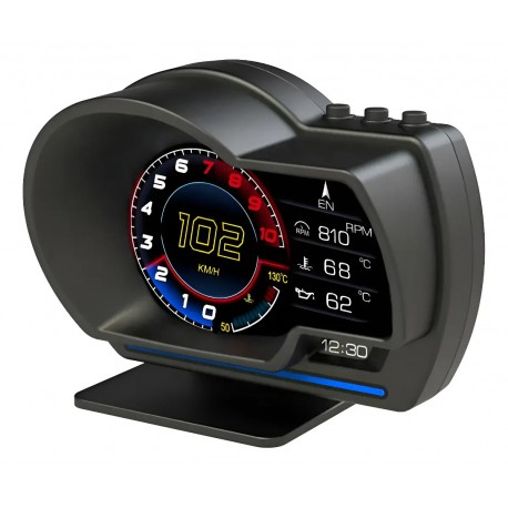 Velocimetro Display Hud P6 Computador Gps Scanner Puerto Obd
