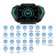 Velocimetro Display Hud P24 Computador Gps Scanner Obd2